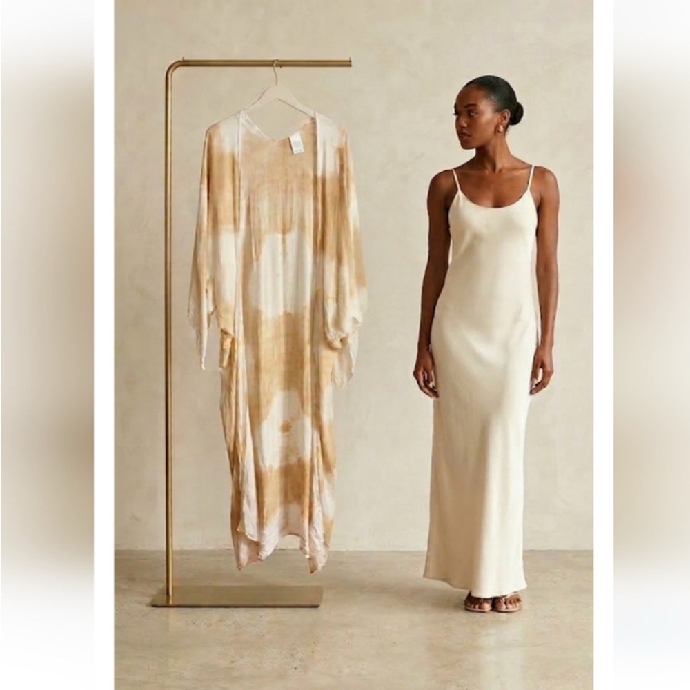 Free People Billowy Caftan Kimono Duster